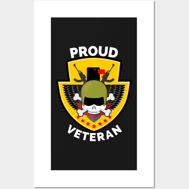 Veterans day, freedom, is not free, lets not forget, lest we forget, millitary, us army, soldier, proud veteran, veteran dad, thank you for your service Wall Art by Famgift